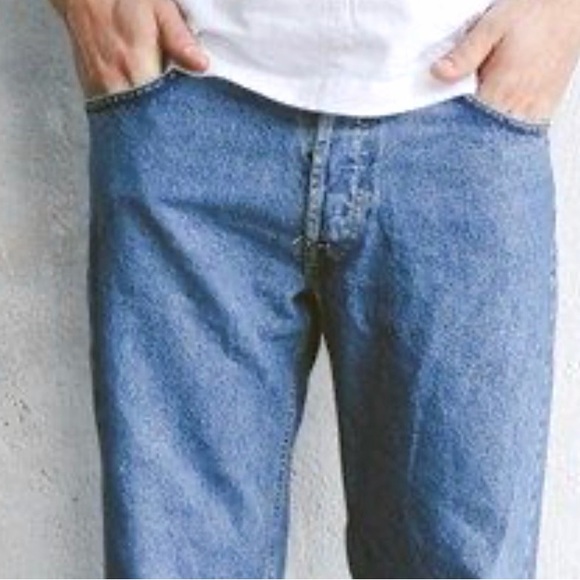 Vintage Levi's 501 Jeans 38 Original Straight Button Jeans Men's 38x30 Cotton - Picture 2 of 11